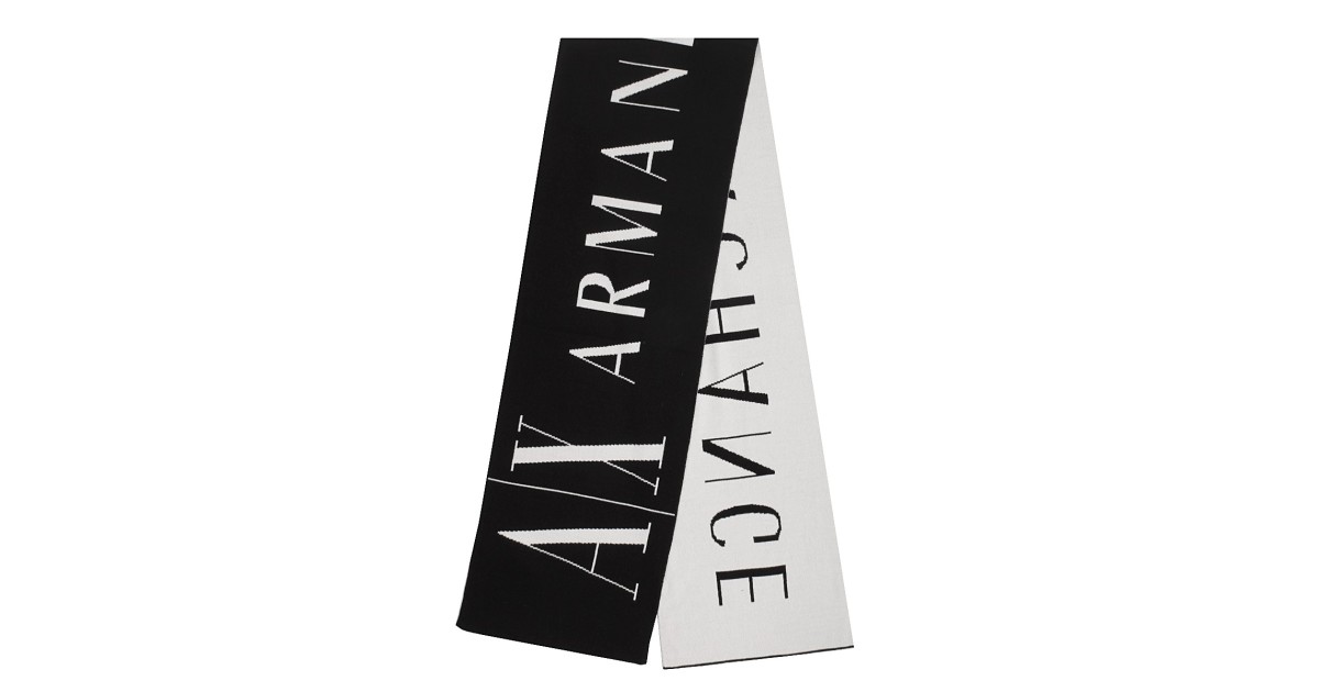 Armani exchange Sciarpa Nero/bianco 944653