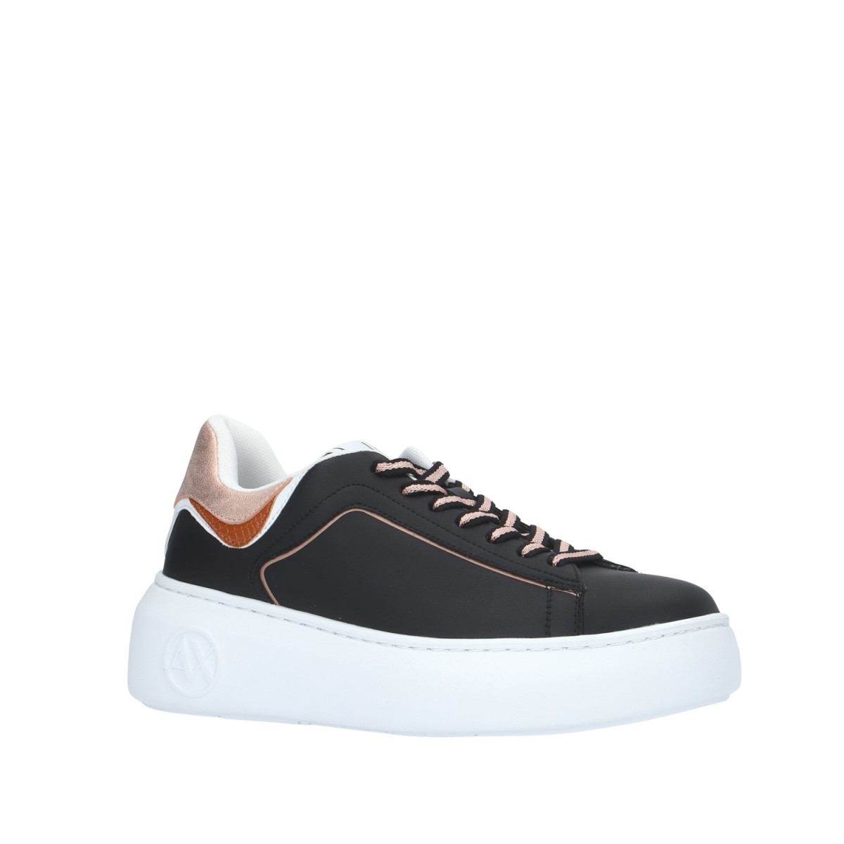 Armani exchange Sneaker Nero/rose gold Gomma XDX108