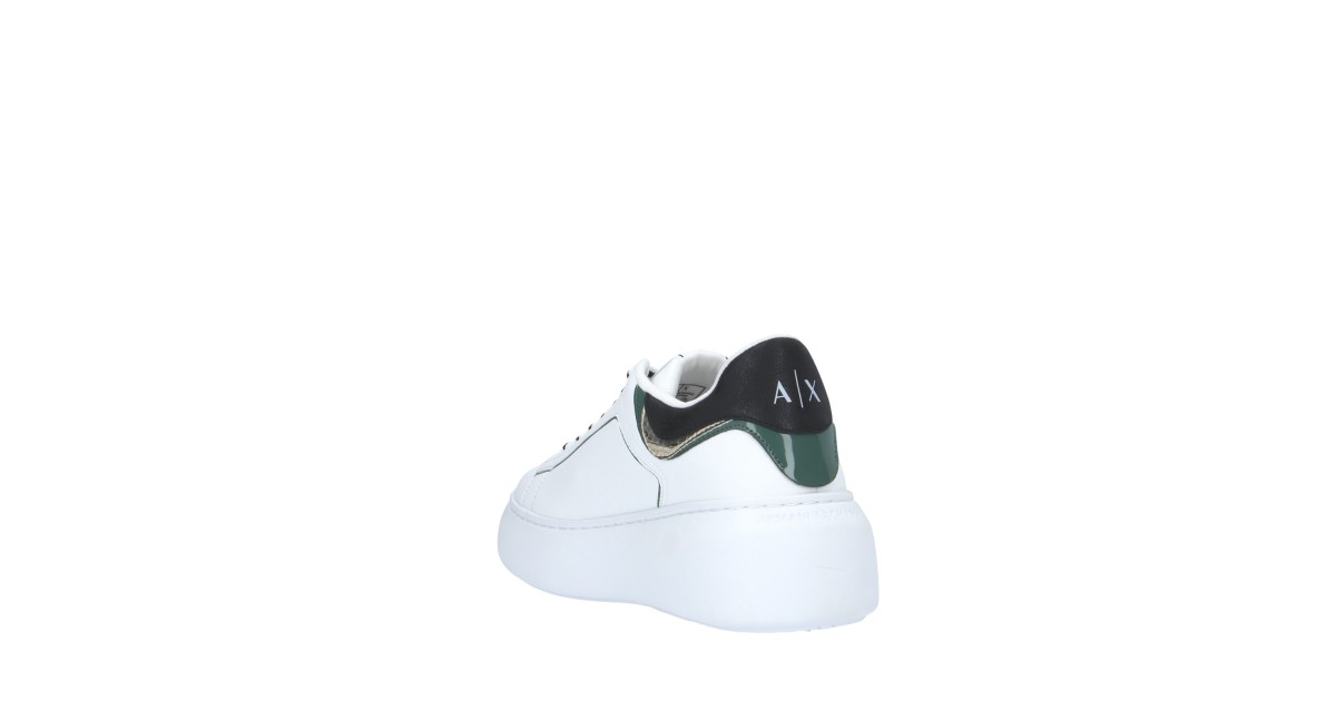 Armani exchange Sneaker Bianco/verde Gomma XDX108