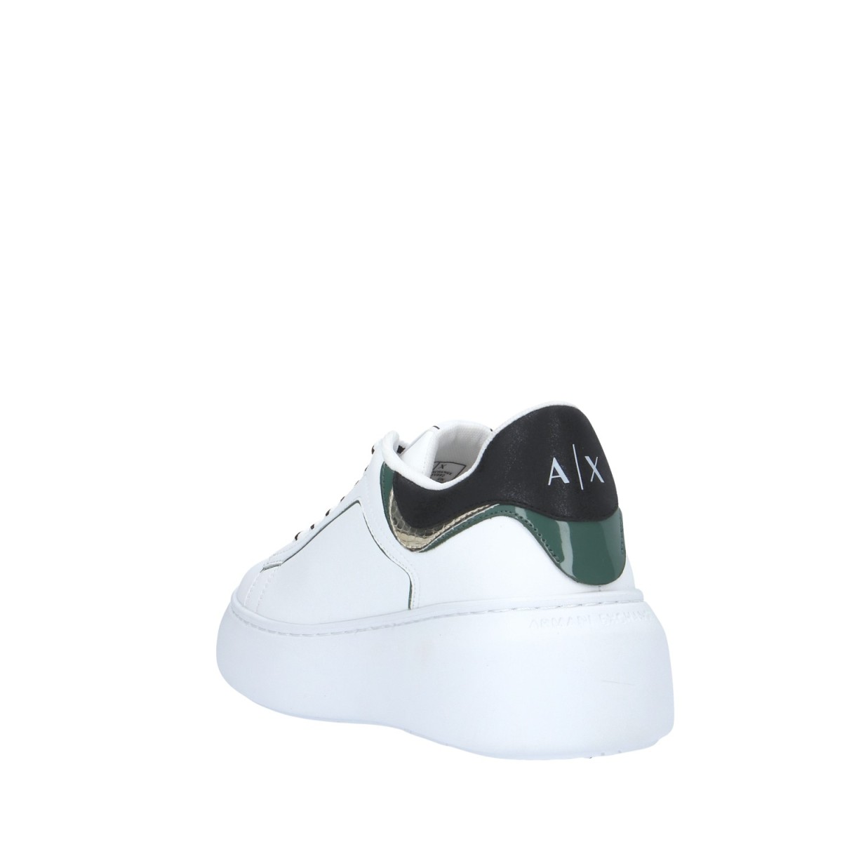 Armani exchange Sneaker Bianco/verde Gomma XDX108