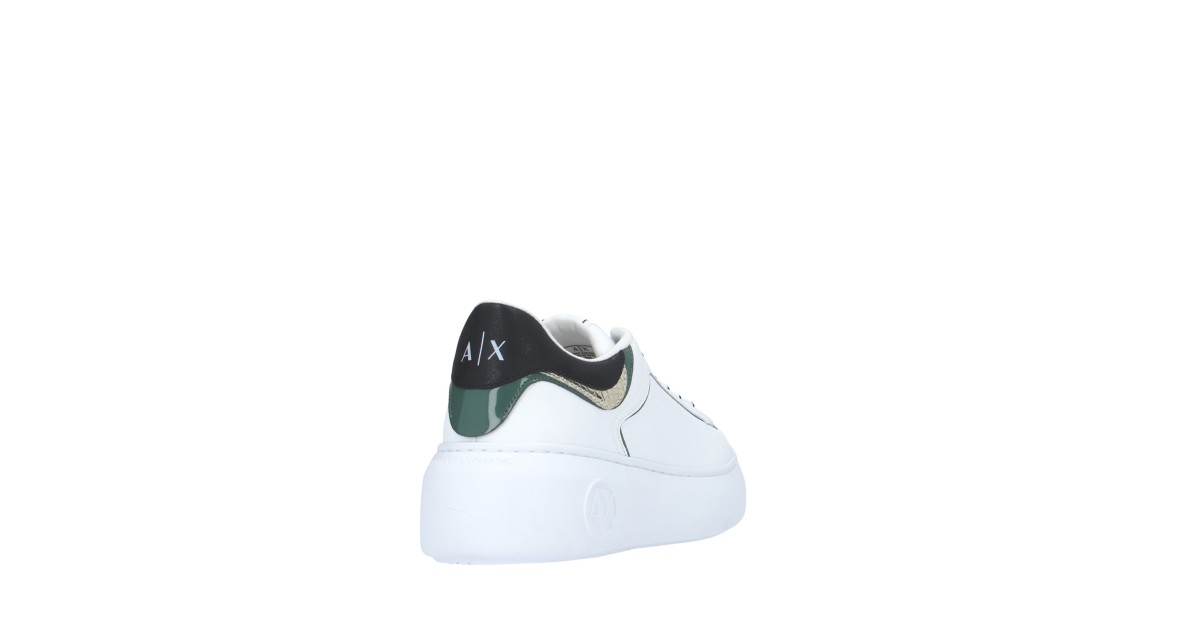 Armani exchange Sneaker Bianco/verde Gomma XDX108