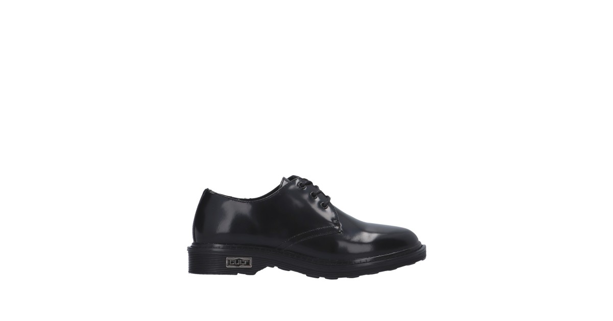 Cult Scarpa allacciata Nero Gomma CLE101711