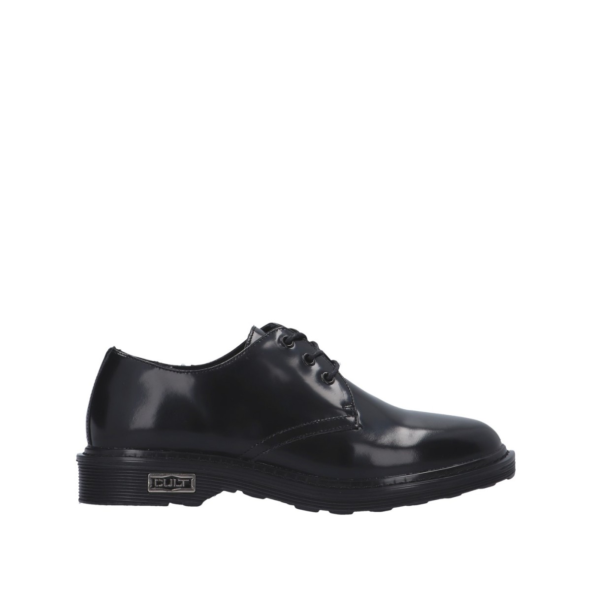 Cult Scarpa allacciata Nero Gomma CLE101711