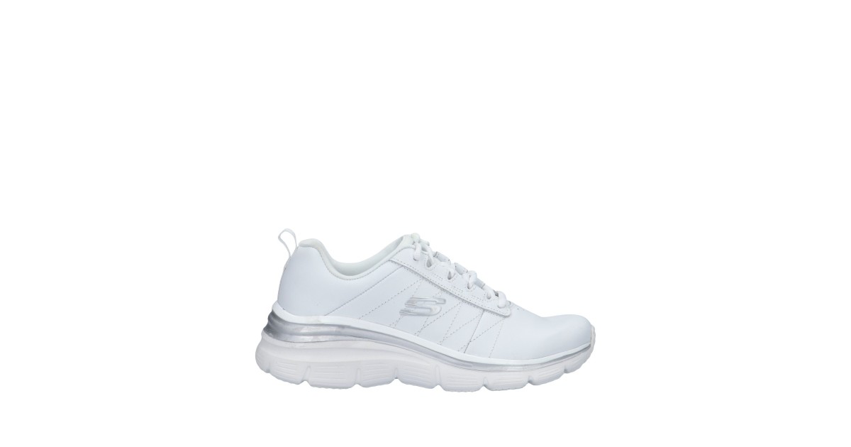 Skechers Sneaker Bianco/argento Gomma 149473