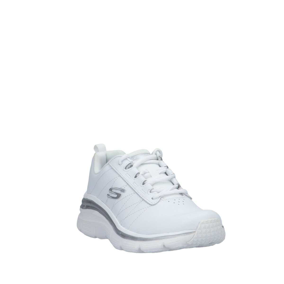 Skechers Sneaker Bianco/argento Gomma 149473