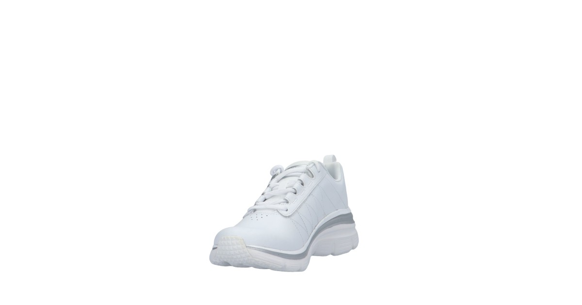 Skechers Sneaker Bianco/argento Gomma 149473