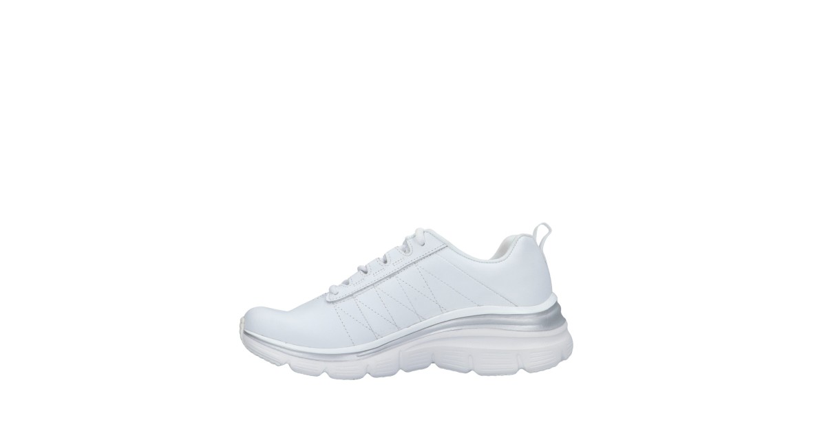 Skechers Sneaker Bianco/argento Gomma 149473