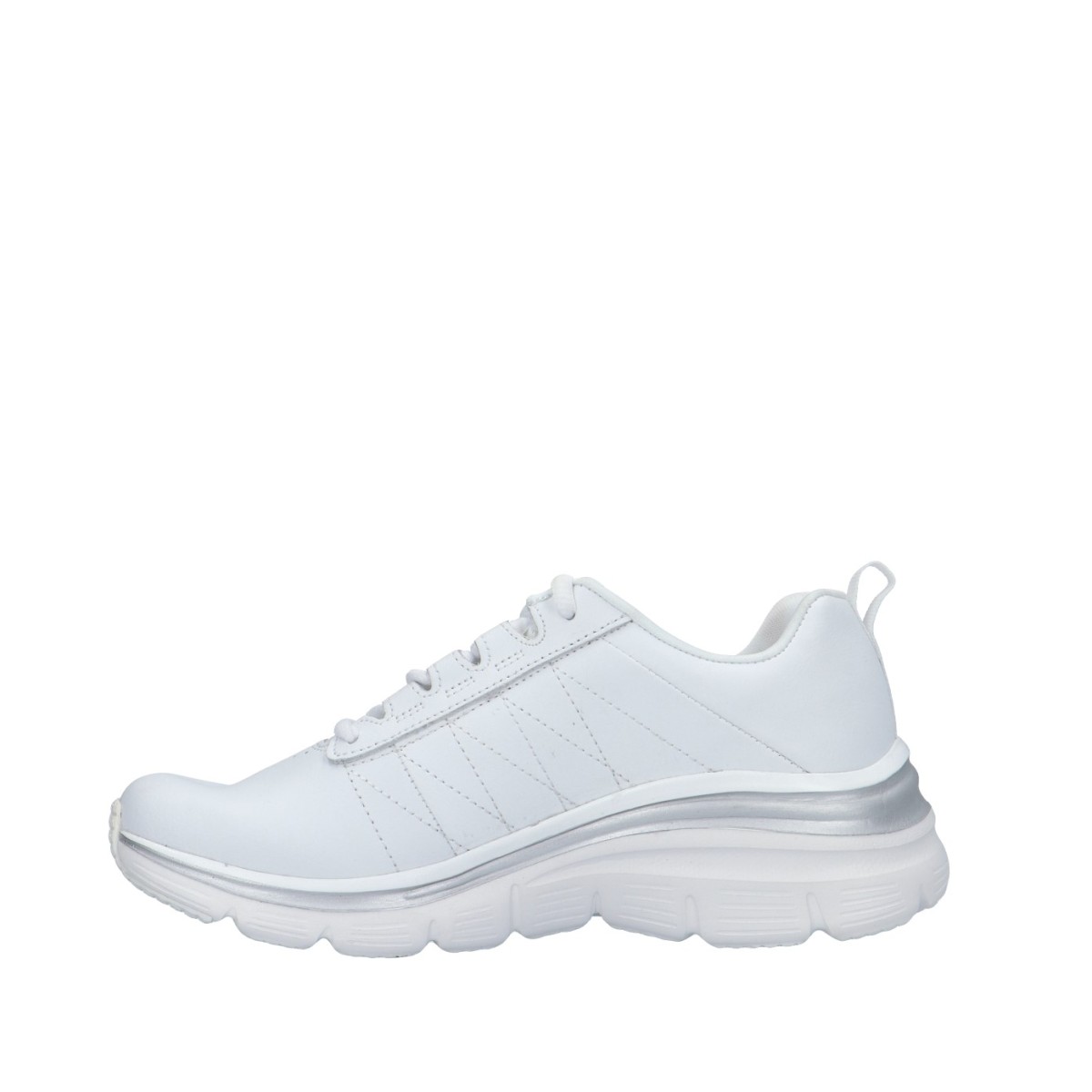 Skechers Sneaker Bianco/argento Gomma 149473