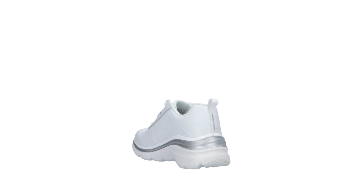 Skechers Sneaker Bianco/argento Gomma 149473