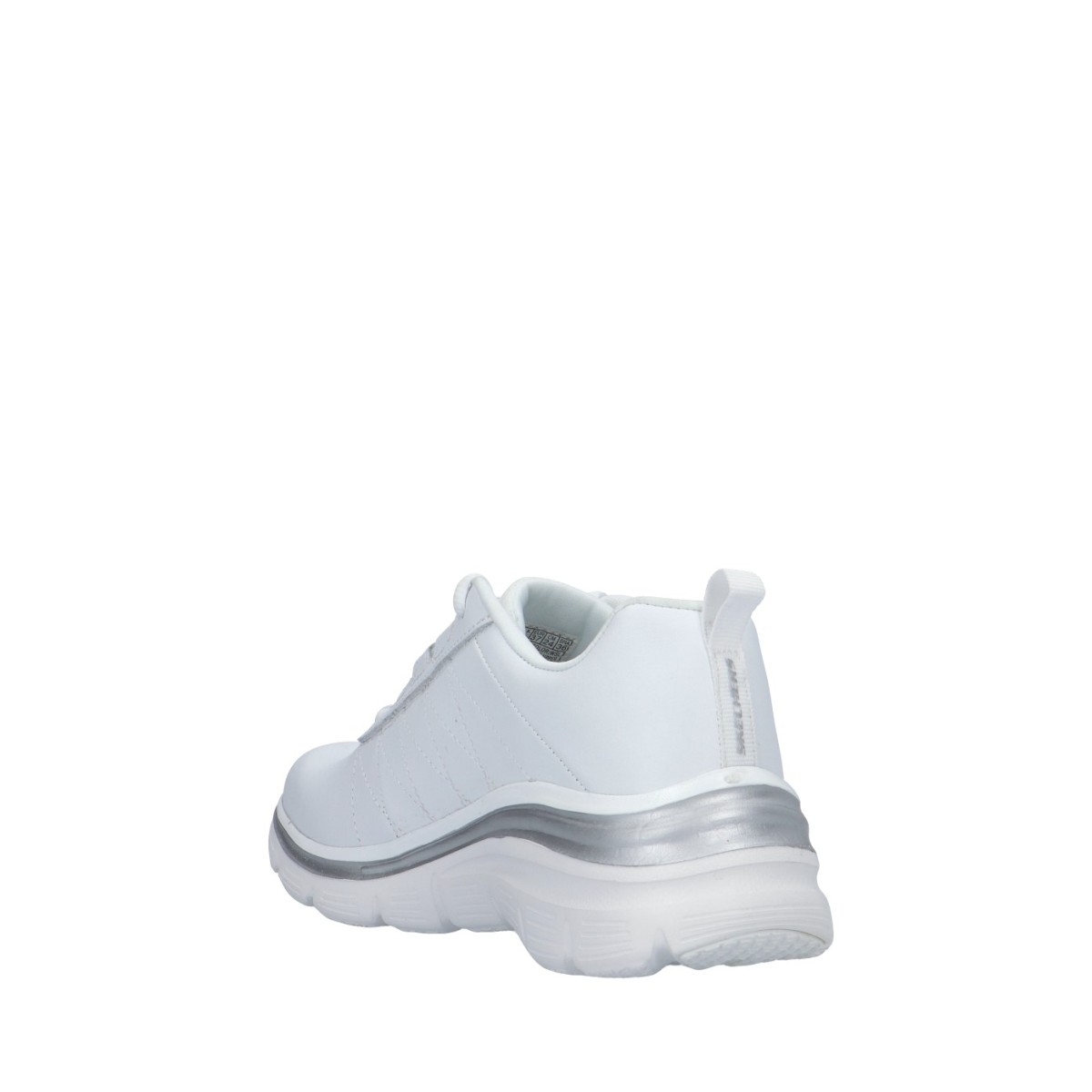 Skechers Sneaker Bianco/argento Gomma 149473