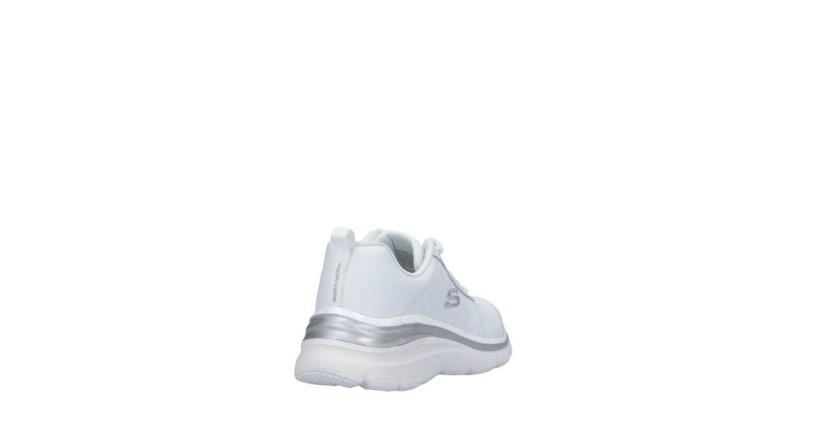 Skechers Sneaker Bianco/argento Gomma 149473