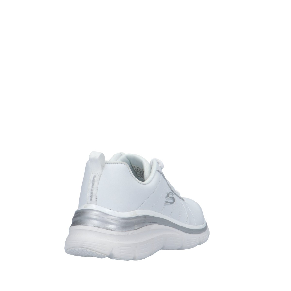 Skechers Sneaker Bianco/argento Gomma 149473