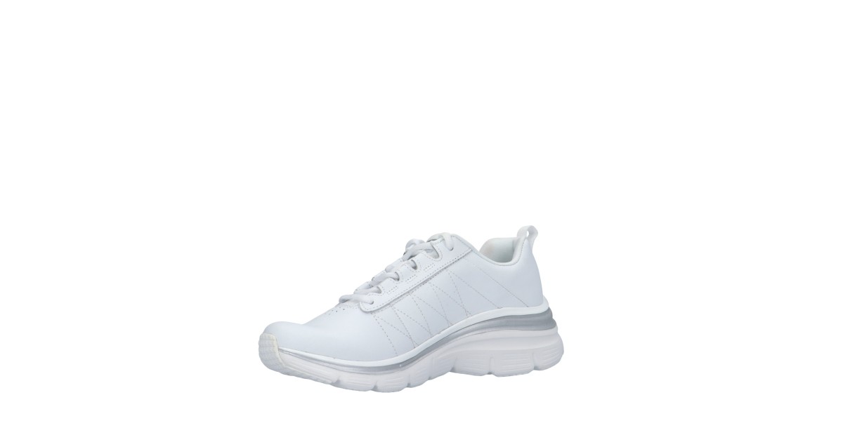 Skechers Sneaker Bianco/argento Gomma 149473