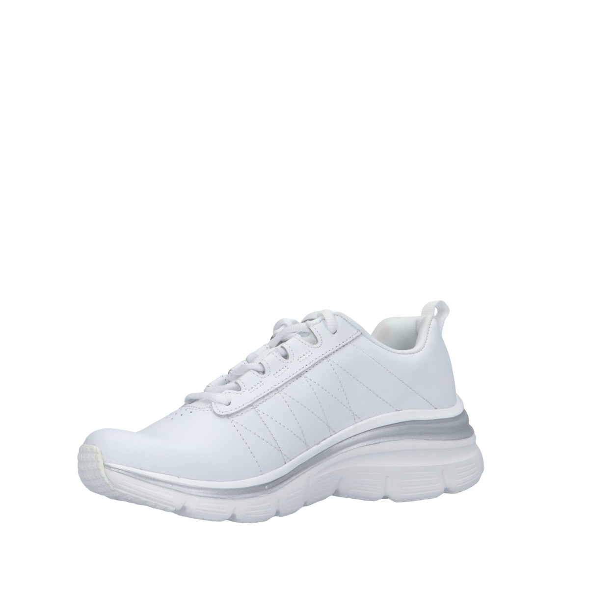 Skechers Sneaker Bianco/argento Gomma 149473