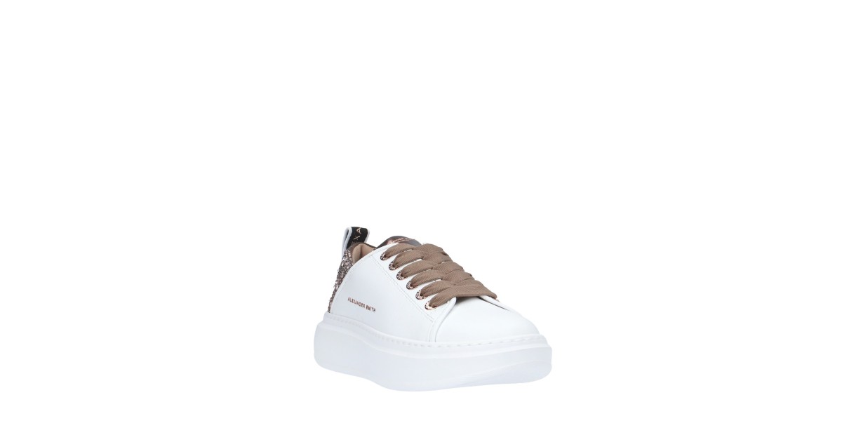 Alexander smith Sneaker Bianco/bronzo Gomma WYW-0506-WBZ