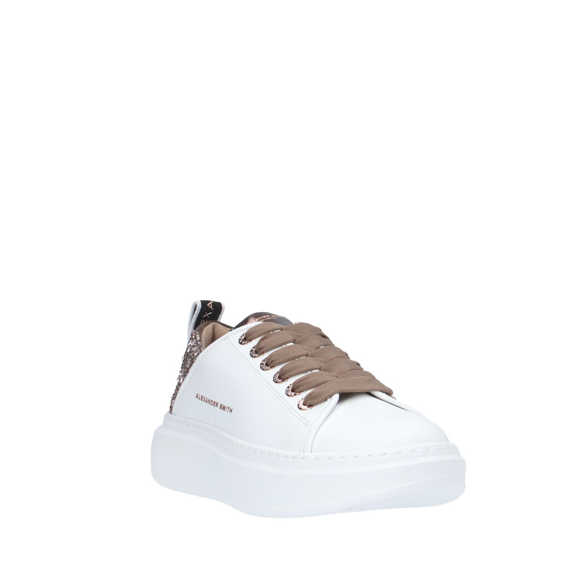 Alexander smith Sneaker Bianco/bronzo Gomma WYW-0506-WBZ