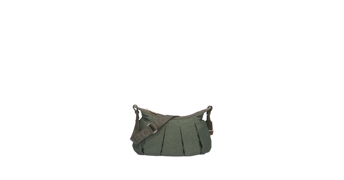 Borbonese Borsa a spalla Verde militare 933076