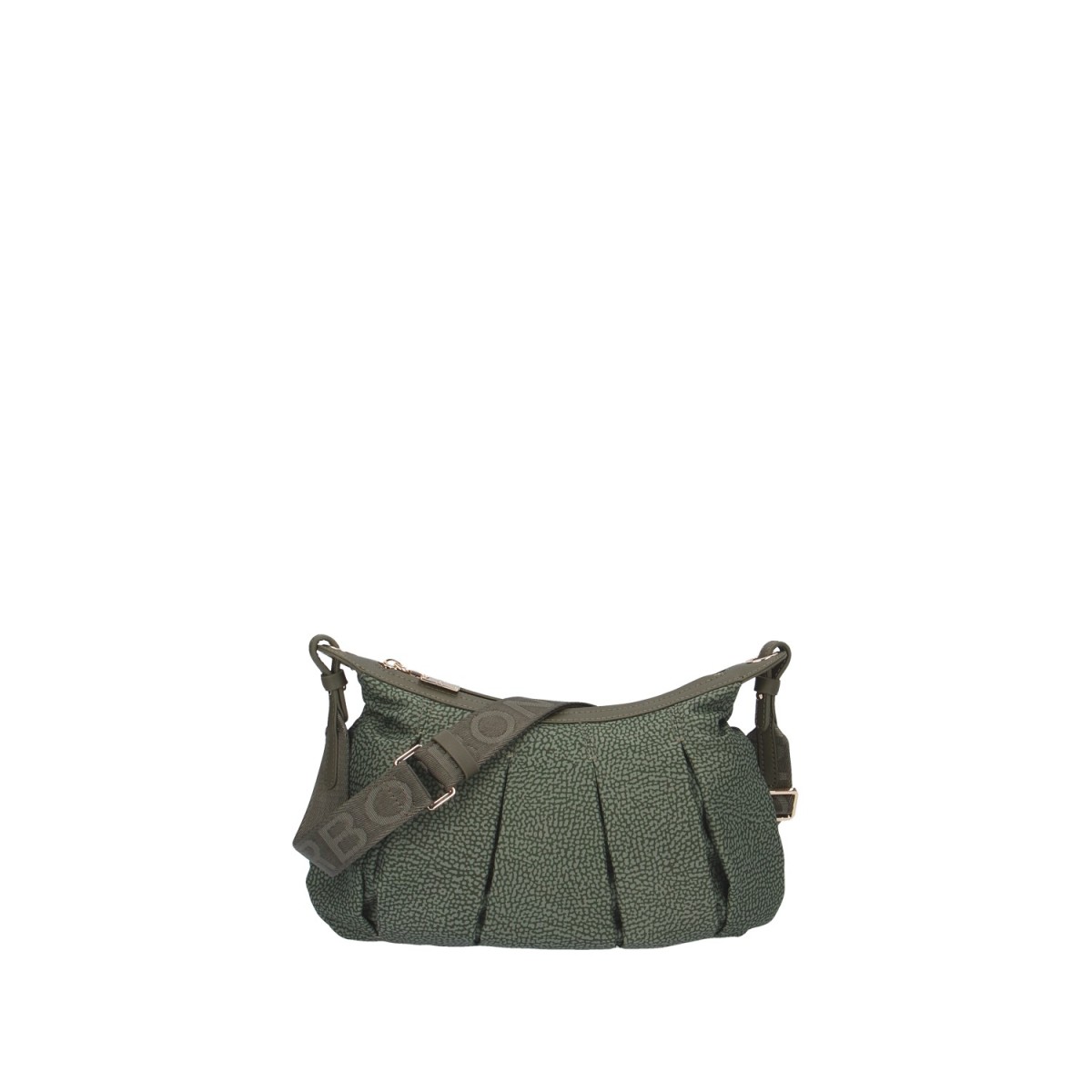 Borbonese Borsa a spalla Verde militare 933076