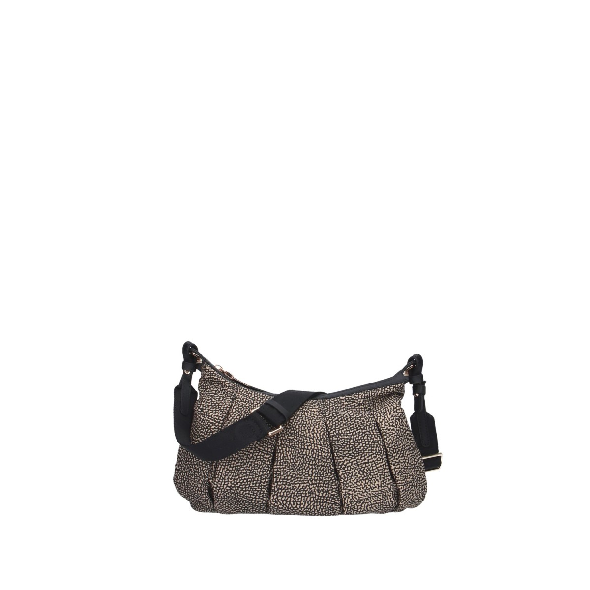 Borbonese Borsa a spalla Naturale/nero 933076