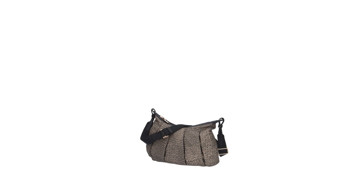 Borbonese Borsa a spalla Naturale/nero 933076