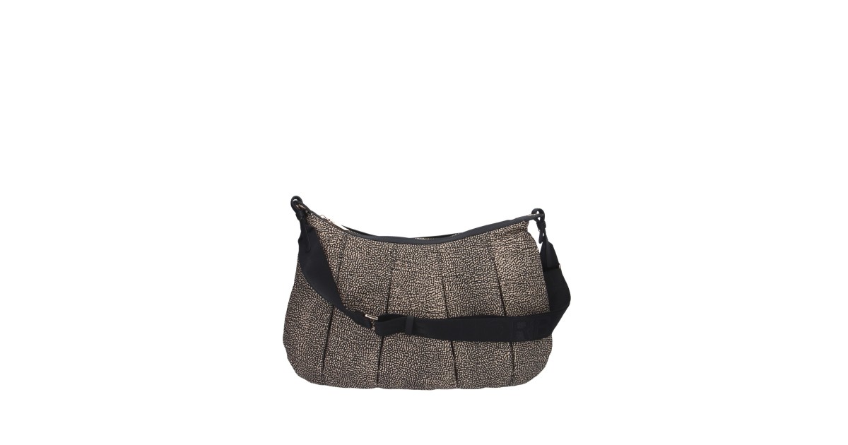 Borbonese Borsa a spalla Naturale/nero 933077