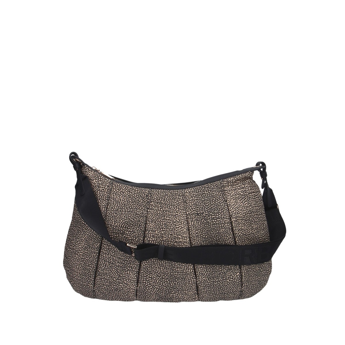 Borbonese Borsa a spalla Naturale/nero 933077