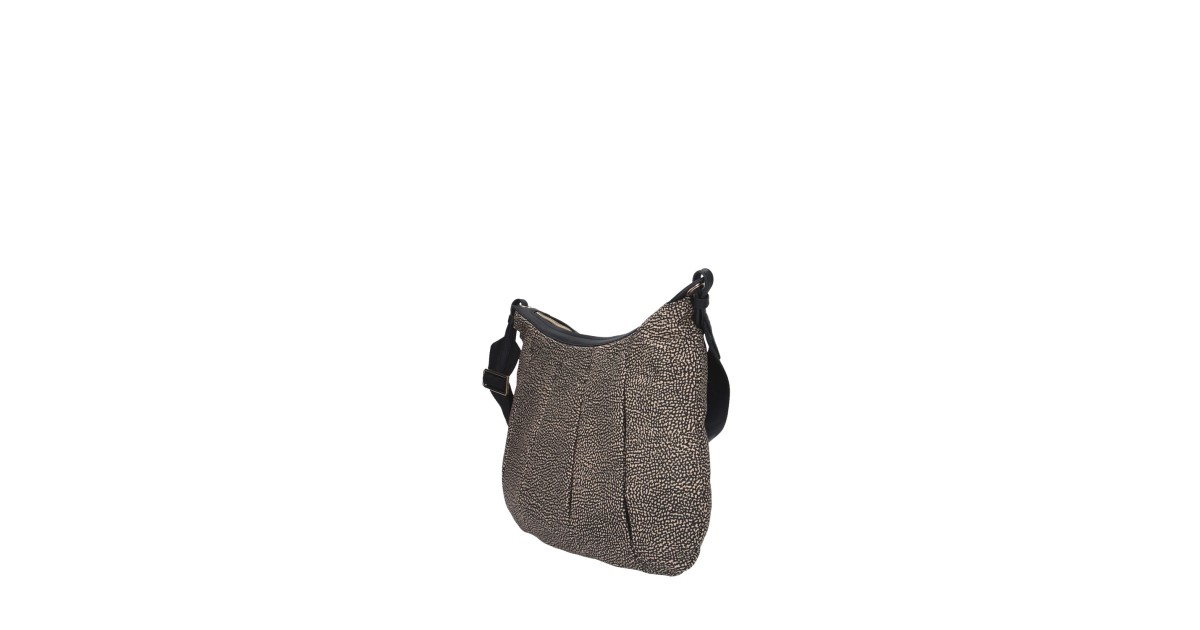 Borbonese Borsa a spalla Naturale/nero 933077