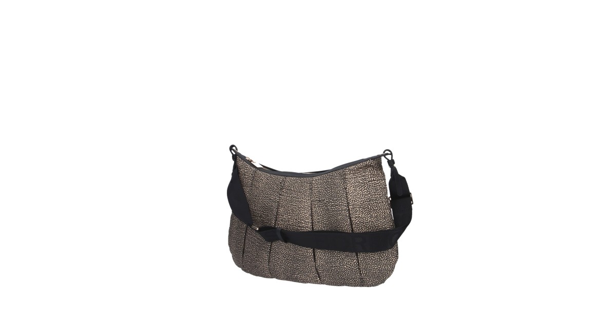 Borbonese Borsa a spalla Naturale/nero 933077