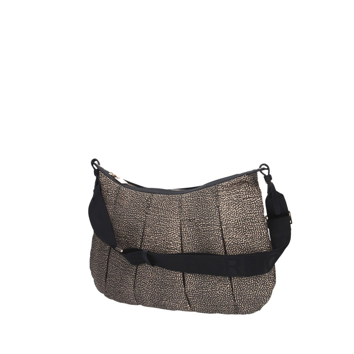 Borbonese Borsa a spalla Naturale/nero 933077