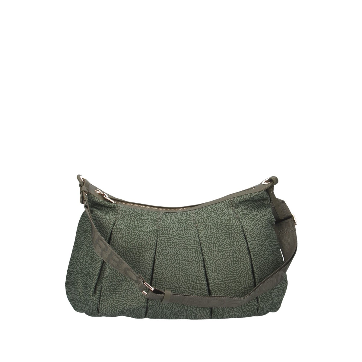 Borbonese Borsa a spalla Verde militare 933077