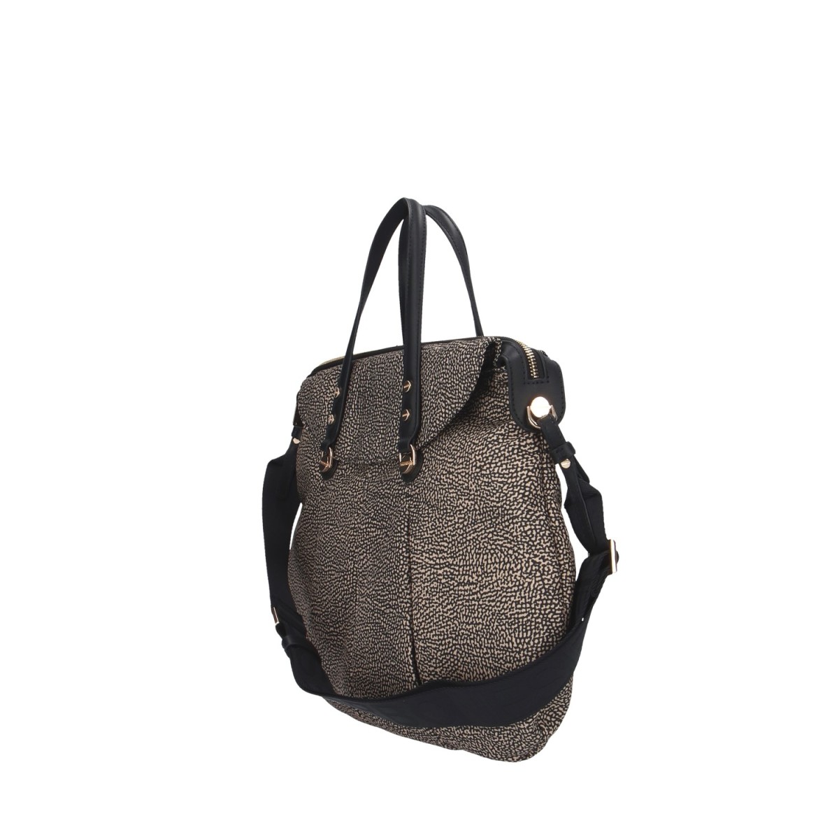 Borbonese Borsa a mano Naturale/nero 933078