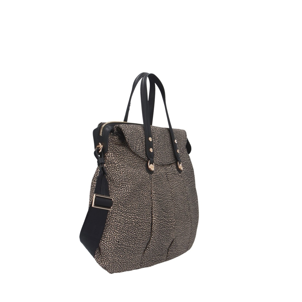 Borbonese Borsa a mano Naturale/nero 933078