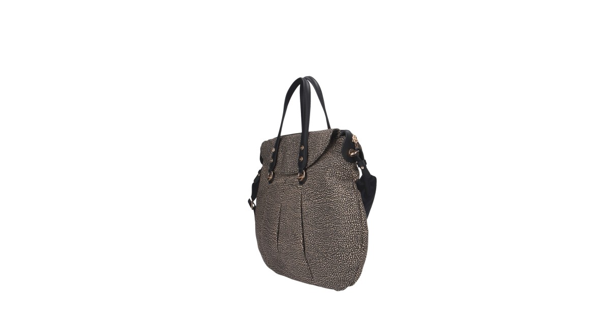 Borbonese Borsa a mano Naturale/nero 933078