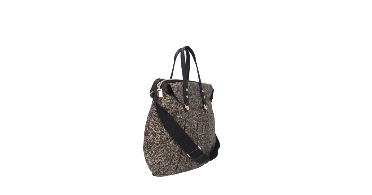 Borbonese Borsa a mano Naturale/nero 933078