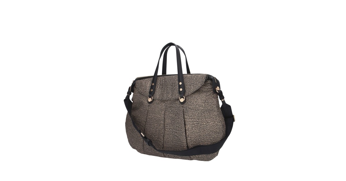 Borbonese Borsa a mano Naturale/nero 933078