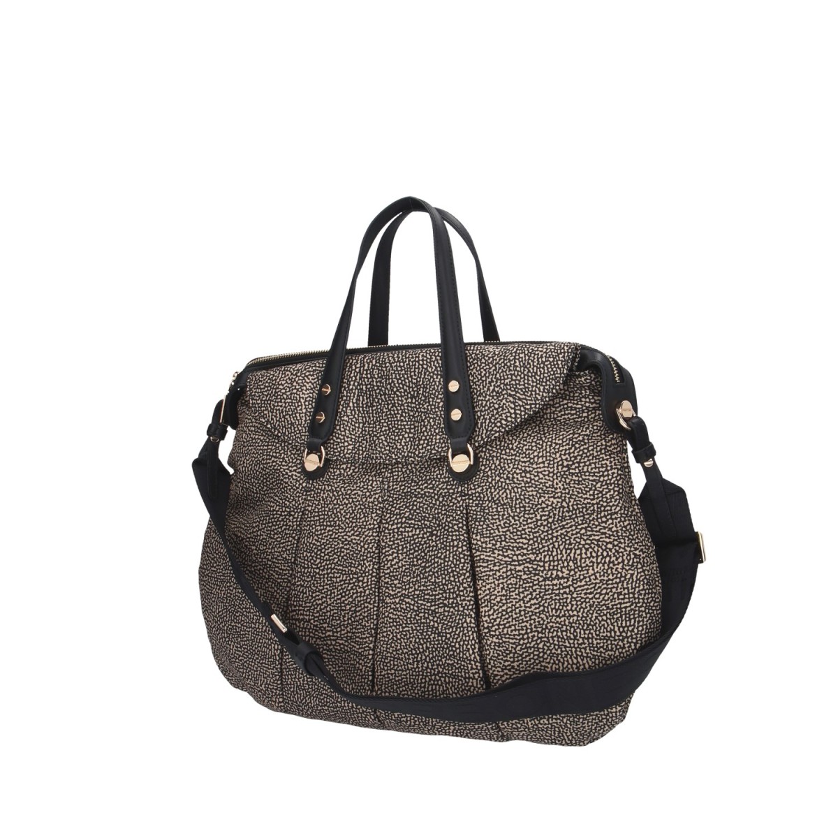 Borbonese Borsa a mano Naturale/nero 933078