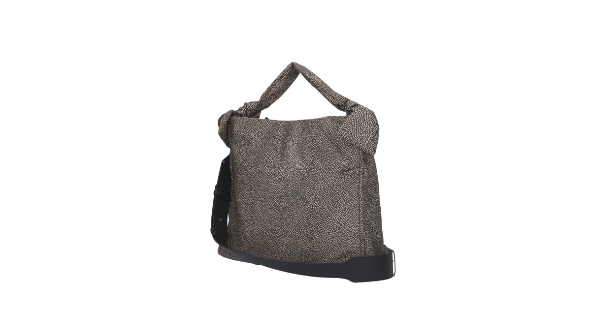 Borbonese Borsa a spalla Naturale/nero 933490