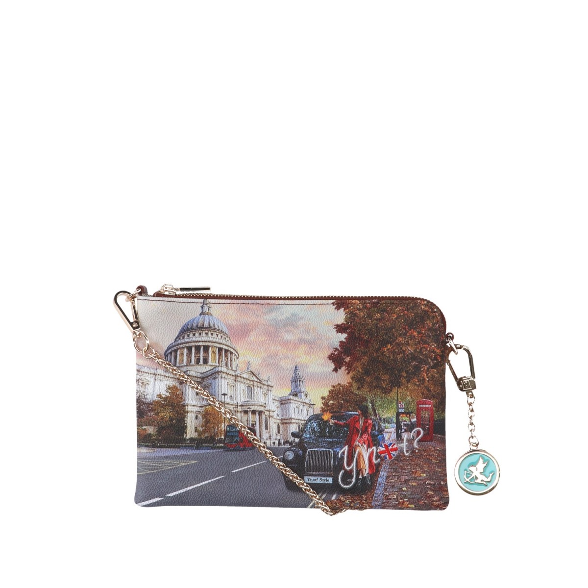 Ynot? Clutch London tourist Yes-bag YES-384F5