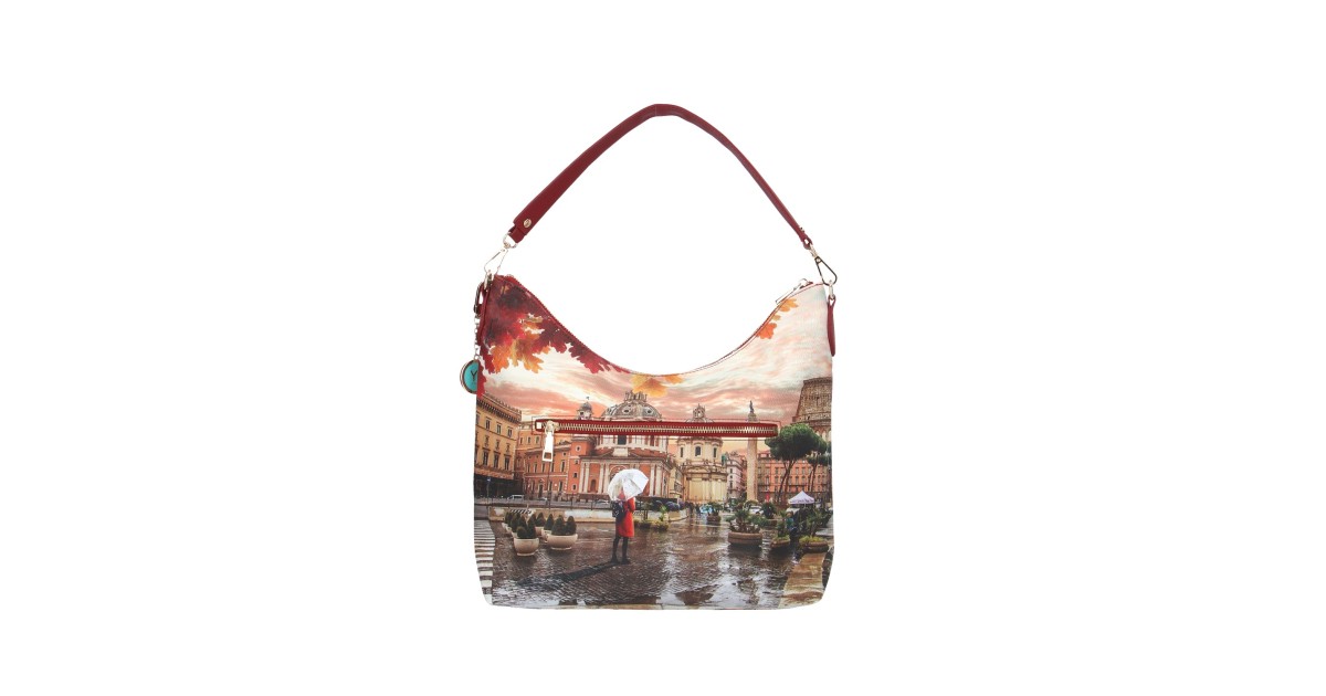 Ynot? Borsa a spalla Rome raining Yes-bag YES-618F5