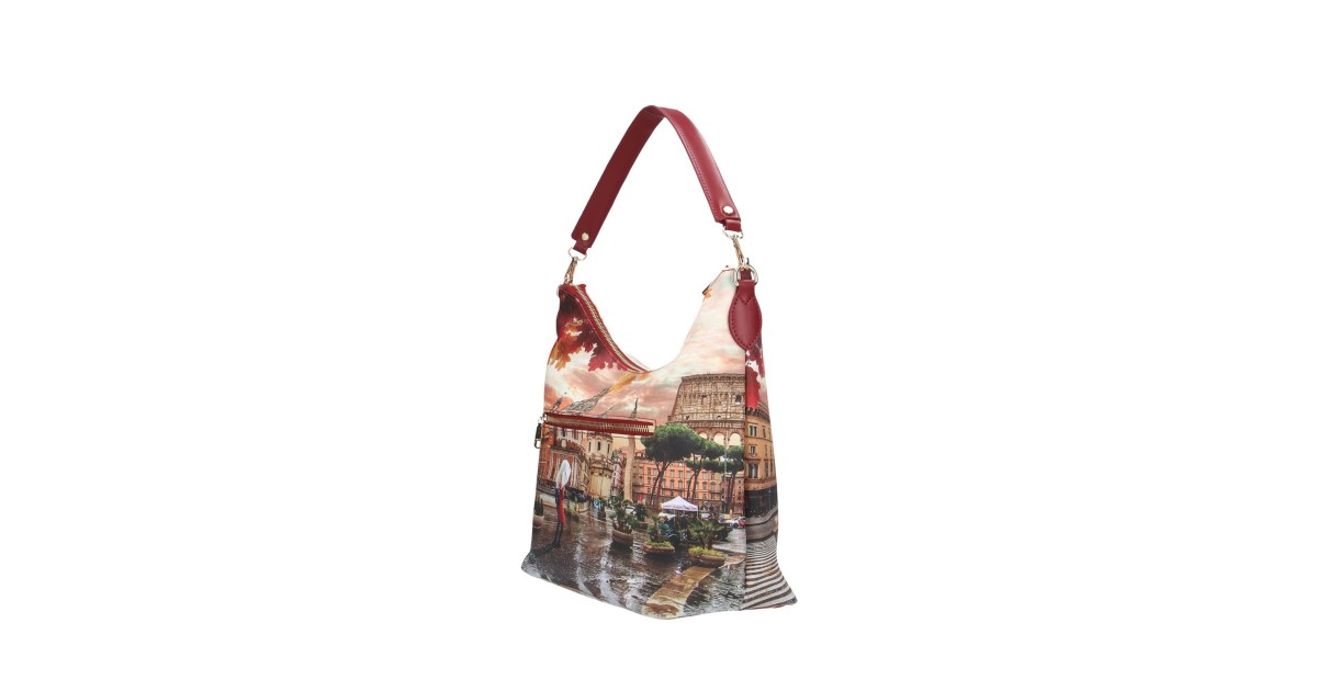 Ynot? Borsa a spalla Rome raining Yes-bag YES-618F5