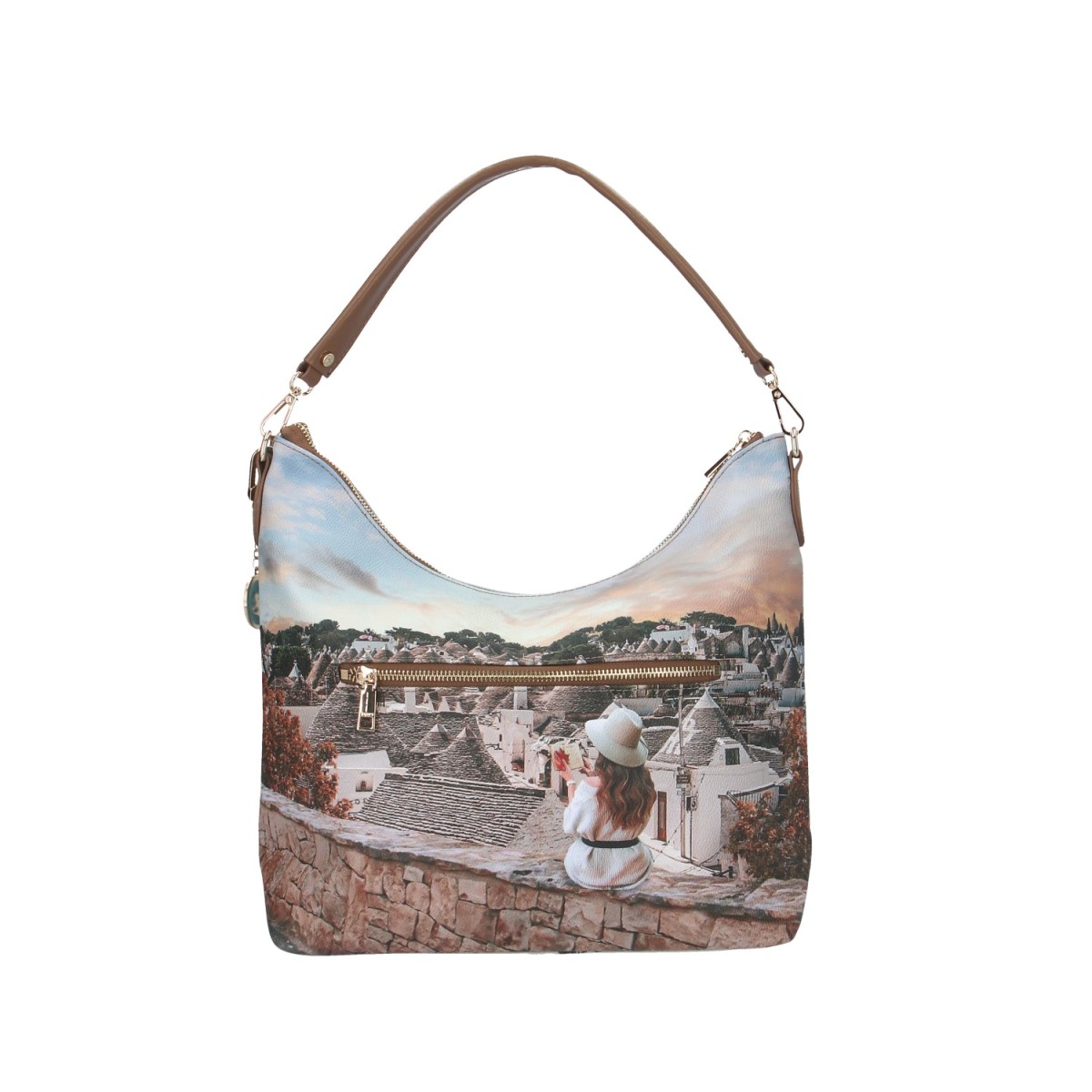 Ynot? Borsa a spalla Romantic trulli Yes-bag YES-618F5