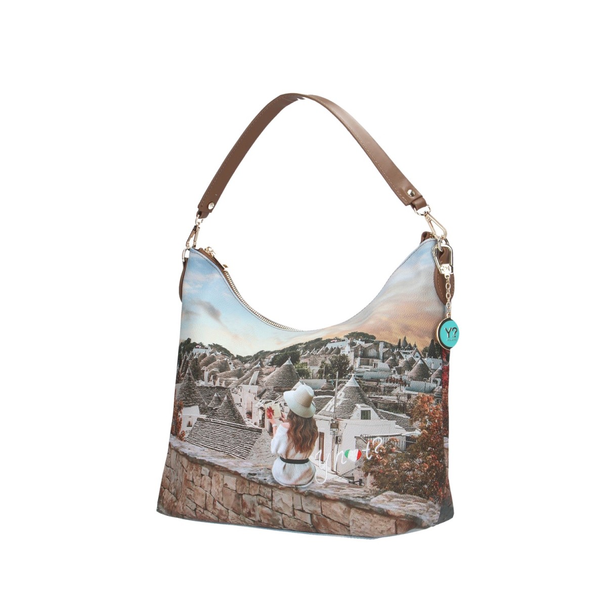 Ynot? Borsa a spalla Romantic trulli Yes-bag YES-618F5