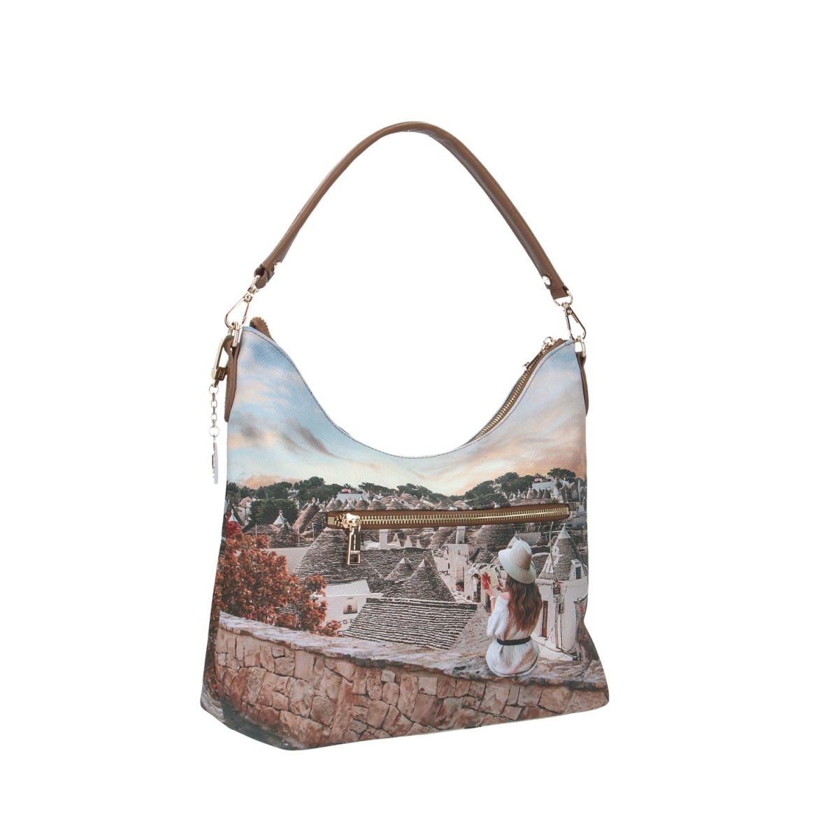 Ynot? Borsa a spalla Romantic trulli Yes-bag YES-618F5