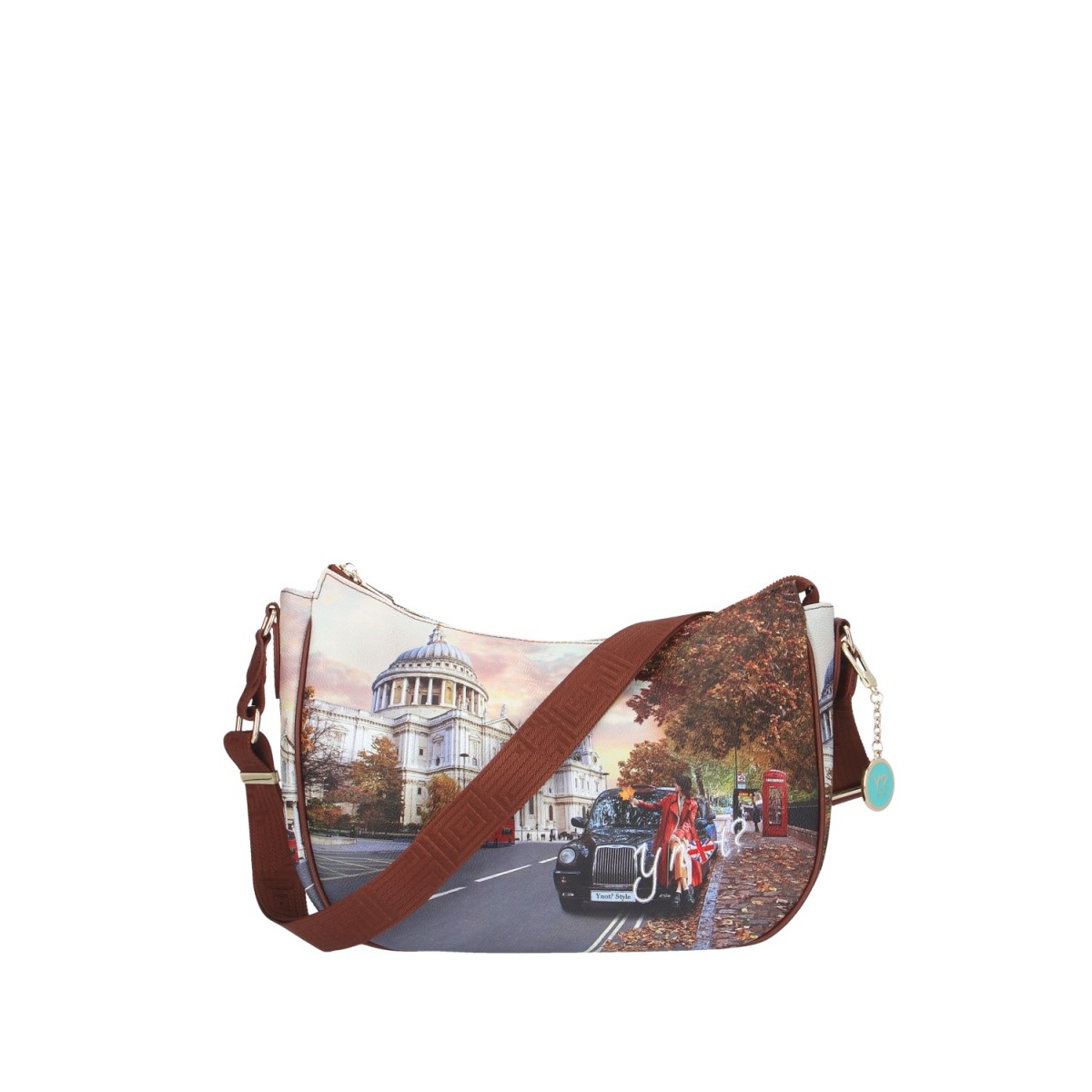 Ynot? Borsa a spalla London tourist Yes-bag YES-628F5