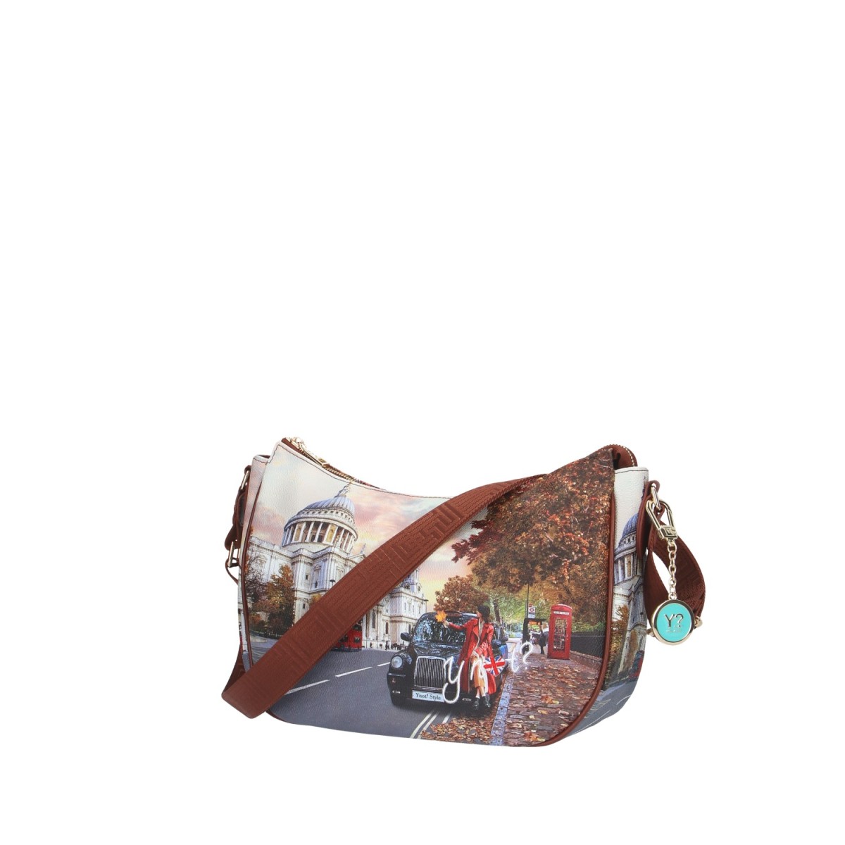 Ynot? Borsa a spalla London tourist Yes-bag YES-628F5