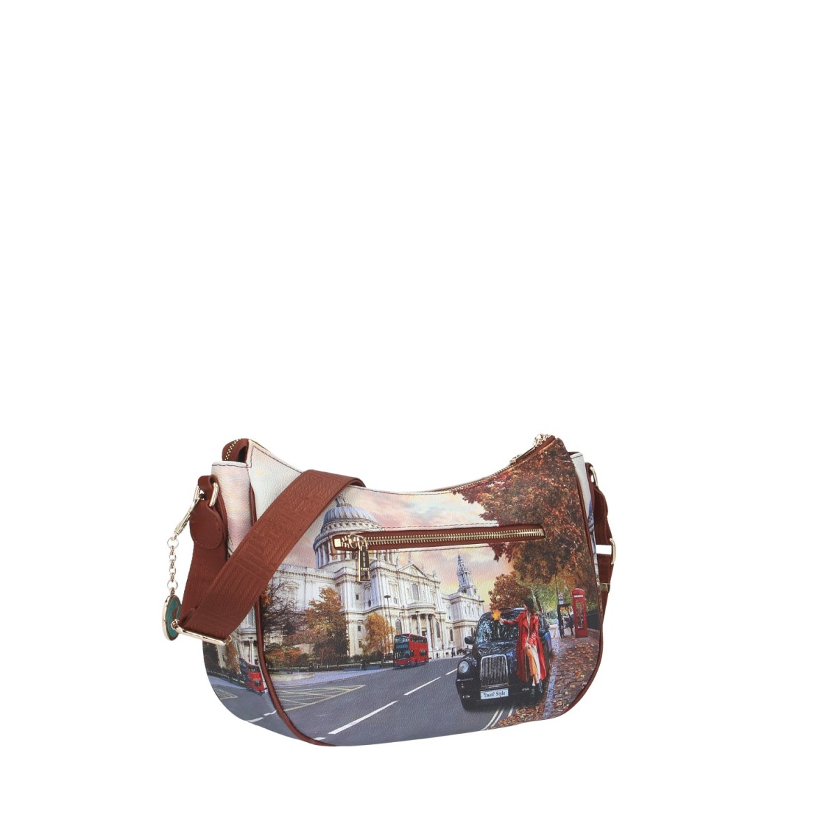 Ynot? Borsa a spalla London tourist Yes-bag YES-628F5