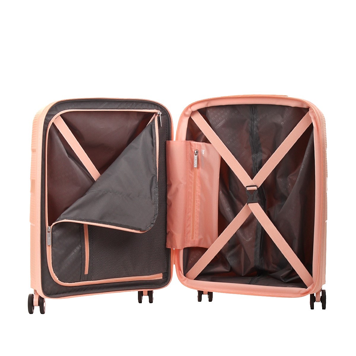 American tourister by samsonite Spinner cabina 4 ruote Metallic peach Starvibe MD5*76002