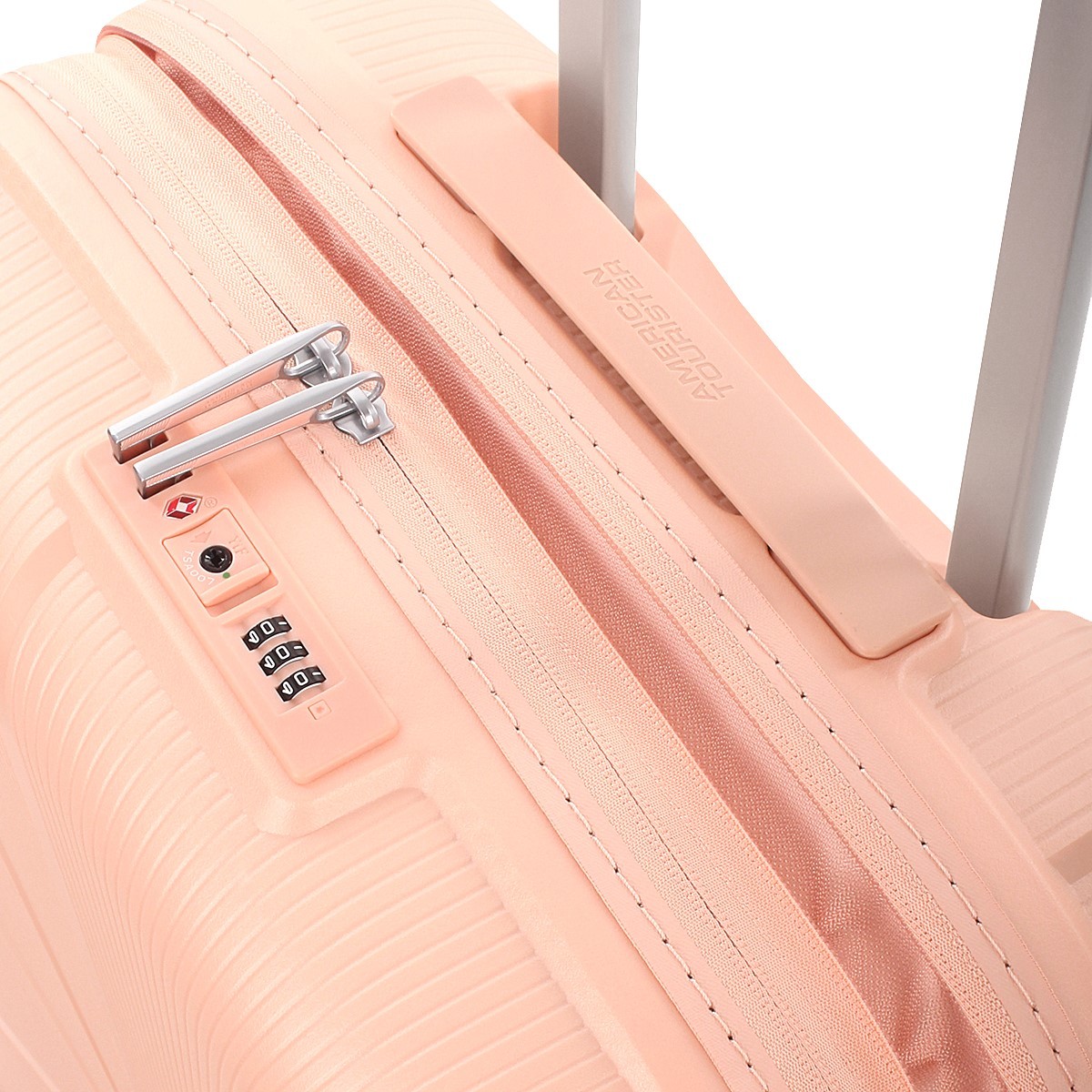 American tourister by samsonite Spinner cabina 4 ruote Metallic peach Starvibe MD5*76002