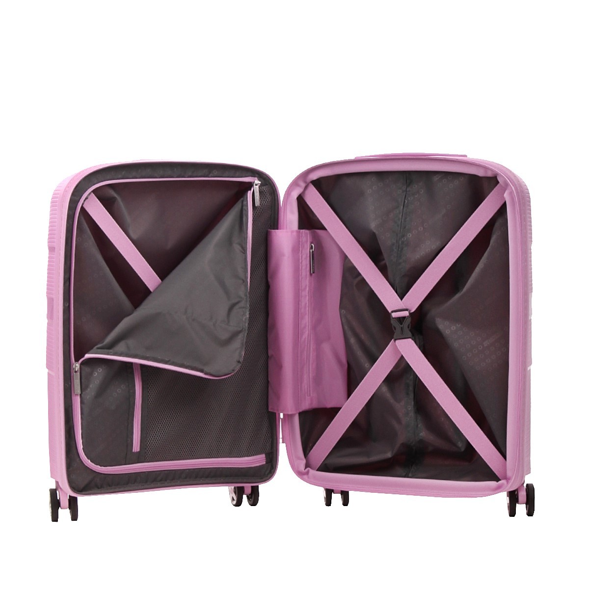 American tourister by samsonite Spinner cabina 4 ruote Metallic pastel lavender Starvibe MD5*91002