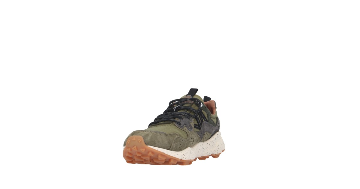 Flower mountain Sneaker Verde militare/grigio Gomma YAMANO 3